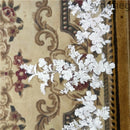 Echtes Foto 3m.4m.5m Einschichtiger Hochzeitsschleier mit Kamm Weißer Spitzenrand Brautschleier Elfenbeinapplizierter Kathedralen-Brautschleier