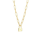 ANDYWEN 925 Plata de ley colgante con candado cadena larga horóscopo cadena 45cm cadenas largas Rock Punk moda joyería fina para mujer