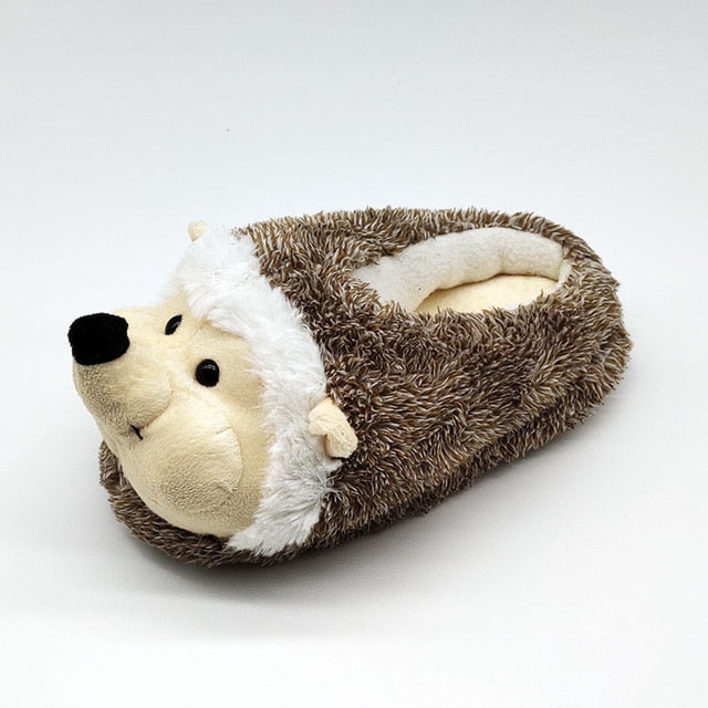 Indoor Slippers Spezielle Hunde bieten benutzerdefinierte warme Winter-Igel-Liebhaber-Heimschuhe mit dicken Schuhen mit hartem Boden auf Boden-Liebhaber-Schuhen