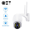 QZT WLAN IP Kamera Außen Nachtsicht Videoüberwachung Wasserdichte Drahtlose CCTV PTZ Kamera Außen Hausüberwachungskamera WLAN
