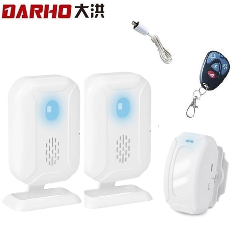 Darho Wireless Welcome IR Infrared Motion Sensor Doorbell Alarm 280M Range Shop Store Door Bell Magnetic Chime