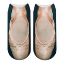 3D Funny Slippers Printed Low Ankle Cotton Socks  Fashion Harajuku  Soft Short Socks Cute Happy Boat Sox for Female