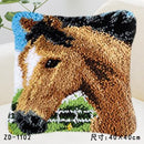 Animal Series Exquisite Coarse Wool Cross Stitch Carpet Embroidery 3D Segment Embroidery Pillow DIY Handmade Material Package