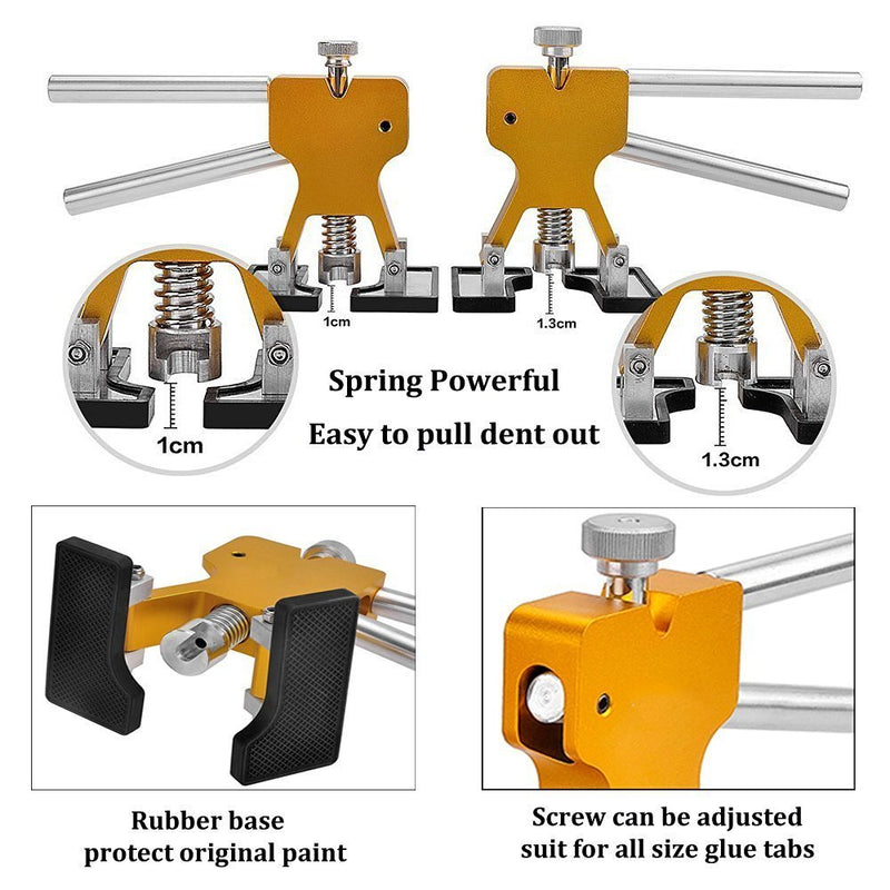 Car Body paintless dent repair tools Dent Repair Kit Car Dent Puller with Glue Puller Tabs Removal Kits for Vehicle Car Auto