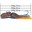 100g 150g 200g 250g 300g 350g 400g 450g tenya squid tail lure  lead jig jig head with skirts squid jig octopus jig sea jig