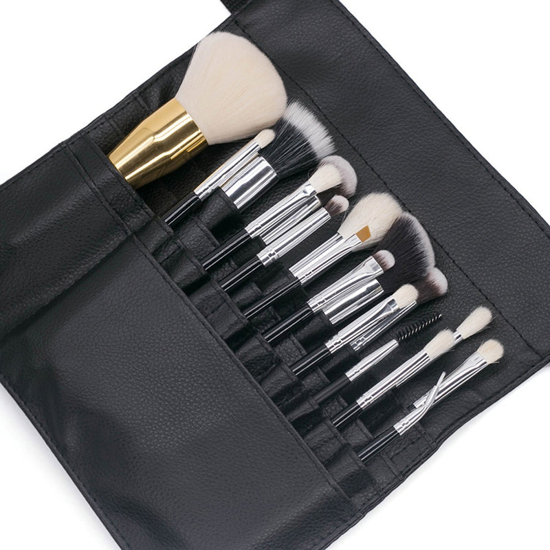 Professionelles Kunstleder-Kosmetik-Make-up-Pinsel-Taschen-Gurtband-Aufbewahrungs-Beutel-große Kapazitäts-Make-up-Werkzeug