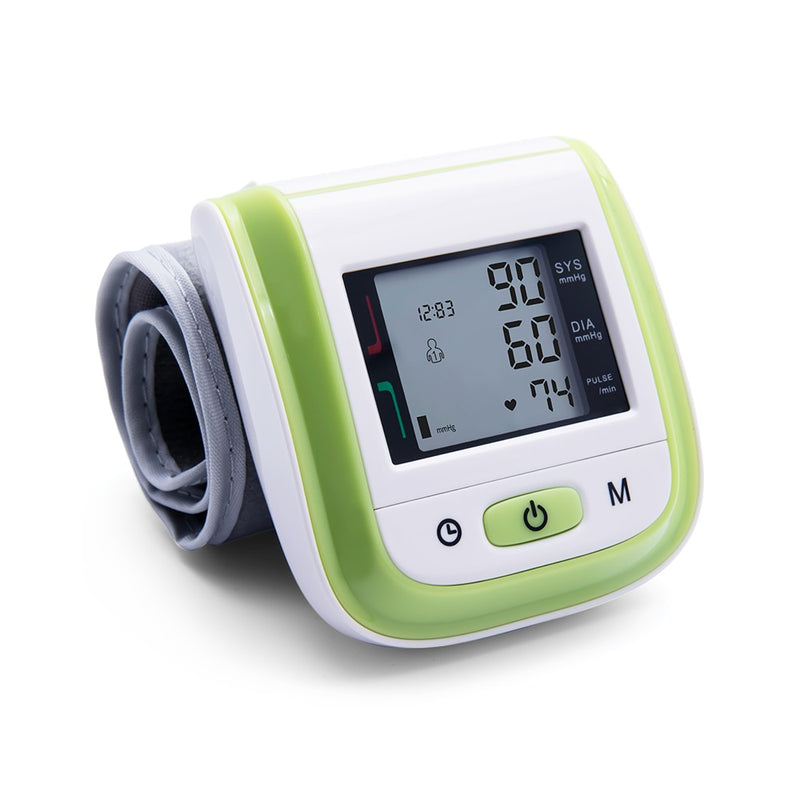 BOXYM Medical Digital LCD Wrist Blood Pressure Monitor Automatic sphygmomanometer Tonometer wrist Blood Pressure Mete Tonometer