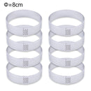 6 8 10 CM Stainless Steel Tart Mold Ring Tartlet Cake Mousse Molds Cookies Pastry Circle Cutter Pie Ring Perforated
