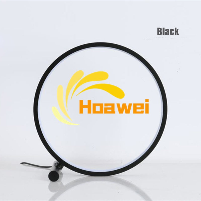 Nordic RGB Lamp Circle Led Table Lamp For Living room Bedroom Bedside indoor Lighting Table Lights For Home Decor Light Fixtures