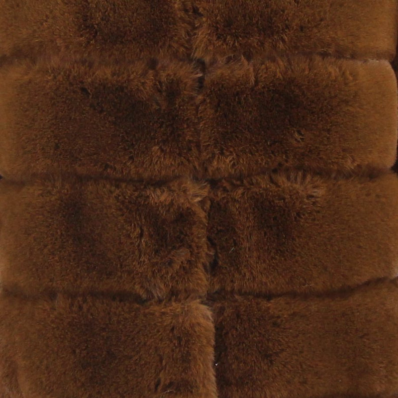 PINK JAVA QC20051 nueva llegada abrigo de piel de moda mujer invierno cálido chaqueta de piel falsa abrigo de piel de conejo de imitación chaleco de piel chaquetas cortas