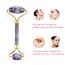 Amethyst Massager For Face Lift Up Jade Stone Roller Natural Crystal Stone Slimming Thin Chin Facial Beauty Skin Care Tool