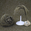 Envolturas suaves para fotos de bebés con sombrero, conjuntos de 2 uds., manta envolvente para fotografía de niños y niñas recién nacidos, accesorios de utilería para fotos infantiles