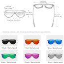 KINGSEVEN Handmade Black Walnut Sunglasses Wood Polarized Sunglasses Men Women UV400 Protection Original Wood Accessories