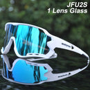 ACEXPNM Polarized Mountain Bike Cycling Glasses Outdoor Sports Cycling Goggles UV400 4 Lens Cycling Eyewear Men Women Sunglasses
