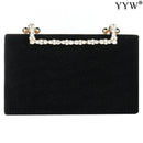 Bolso de mano de franela, bolso elegante de lujo para mujer, bolsos de hombro, bolso de fiesta de boda para mujer, bolsos de mano de noche, bolsa femenina