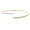 2020 summer new colorful jewelry open adjusted geometric cz Neon enamel geometric bar bangle for women