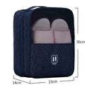 3 Layers Travel Shoe Bag Portable Organizer Storage Pack Bag 3 Pairs Shoes Fit For Trolley Case Travelling Luggage Handbag XA48C