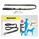 Truelove Pet Leash Hands Free Adjustable Nylon Dog Leash Material Pet Leash With Carabiner TLL2671