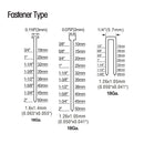 FUJIWARA 3-in-1 Carpenter Pneumatische Nagelpistole 18Ga / 20Ga Holzbearbeitungs-Lufthefter F10-F50, T20-T50, 440K Nägel Tischlerdekoration