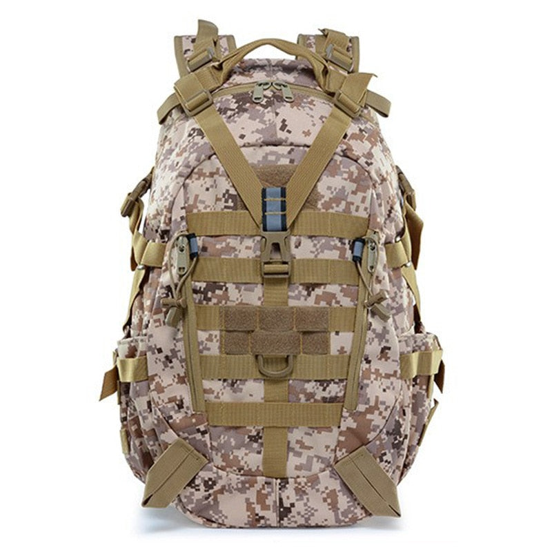 40L Camping Hiking Backpack Men Military Tactical Bag Outdoor Travel Bags Army Molle Climbing Rucksack Hiking Sac De Sport Bag