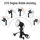 LED Lamp Photography Studio Light Bulb Portrait Soft Box Fill Light Bulb with 37CM Light Stand Tripod Photo Studio