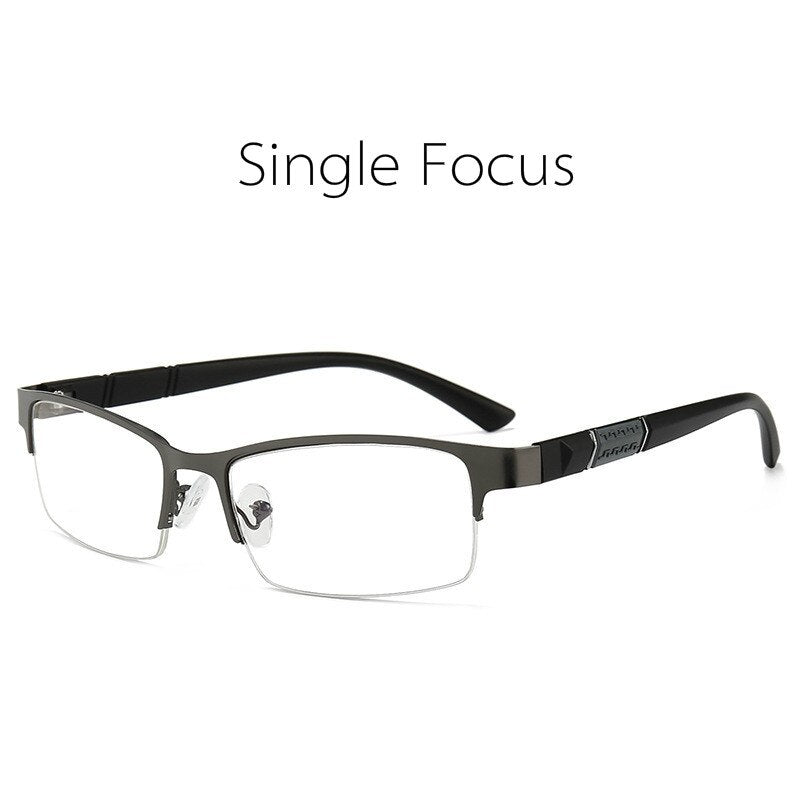 New Men's distance and near reading glasses Multi-focus automatic adjustment degree Anti-Blu-ray Presbyopia HD Glasses