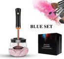 Makeup Brush Cleaner Dryer, Automatic Brush Spinner with 8 Size Rubber Collars, Wash and Dry in Seconds,Brush Cleaning Machine