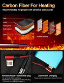 Jacket Heated Vest Warm women USB Heated clothing Electric Heating Jacket fishing trekking Heating Pad Men&