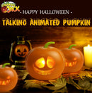 2022 New Halloween Pumpkin Projection Lamp Animated Talking and Singing LED Light for Festive Home Party Decorations
