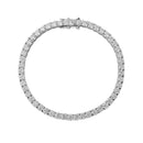 GUCY, pulseras de 3MM-5MM para mujer, joyería de plata de ley 925, pulsera para fiesta de boda con diamantes de moissanita, envío directo