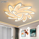 Remote Control Led Ceiling Light With Ultra-thin Acrylic Lamp Ceiling For Living Room Bed Room Flush Mount Lamparas De Techo