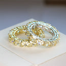 The Whole Row 5A zircon women ring, made of Solid silver 925  Square Cushion Cutting 5 mm size 5 6 7 8 9 10 men ring bijoux femm