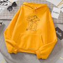 Women Hoodie Autumn Long Sleeve Sweatshirt Pocket Drawstring Hooded Casual Warm Oversized Pullovers Harajuku Streetwear Top