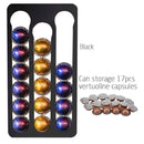 Metal Coffee Pods Holder Aluminum Mirro-Plating Stand Coffee Capsule Storage Rack Nespresso Coffee Capsulas Stand For Nespresso