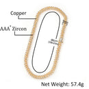 THE BLING KING 9mm Buckle Link Pave Iced CZ Cuban Link Necklaces Gold Color Luxury Bling Bling Jewelry Fashion Hiphop For Men