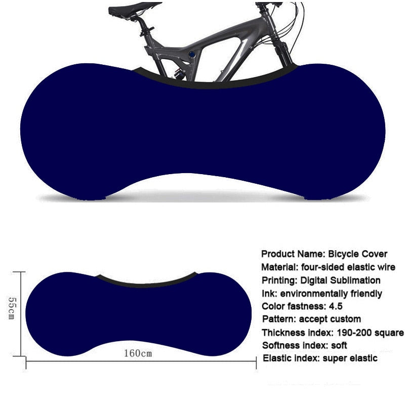 HSSEE beach series bicycle dust cover elastic fabric road bike indoor bicycle dust cover 26"-29" 700c bicycle accessories