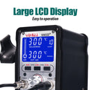 Estación de soldadura YIHUA 995D + SMD con pistola de aire caliente enchufable, estación de soldadura de hierro BGA, estación de reparación de teléfonos, estación de soldadura