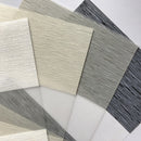 Persianas enrollables populares de tela suave con tonos de cebra para el hogar y la oficina