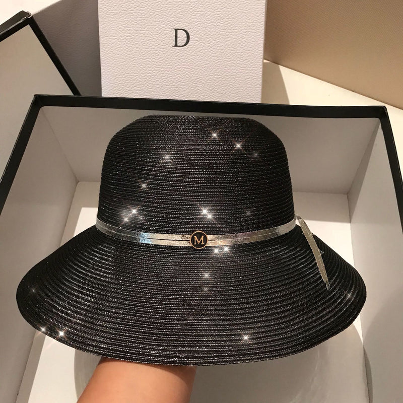 2020 nuevo sombrero de playa para mujer, sombrero de paja de ala ancha, Anti UV UPF50, sombrero flexible para el sol, gorra plegable de verano, Kentucky Derby, respira libremente