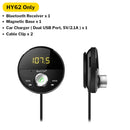 Adaptador AUX Bluetooth Deelife en el kit de manos libres del coche BT 5.0 Receptor de audio para el teléfono del automóvil Manos libres Carkit Transmisor FM