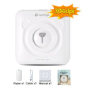 Peripage A6 304dpi Mini Impresora de bolsillo Bluetooth Impresora térmica de fotosRed Marrón Amarillo para teléfono móvil Android IOS Regalo