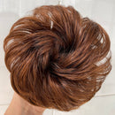 Tinashe Beauty banda elástica con cabello desordenado moño Scrunchy Chignon con banda elástica Messi postizos Donut para mujeres y niños