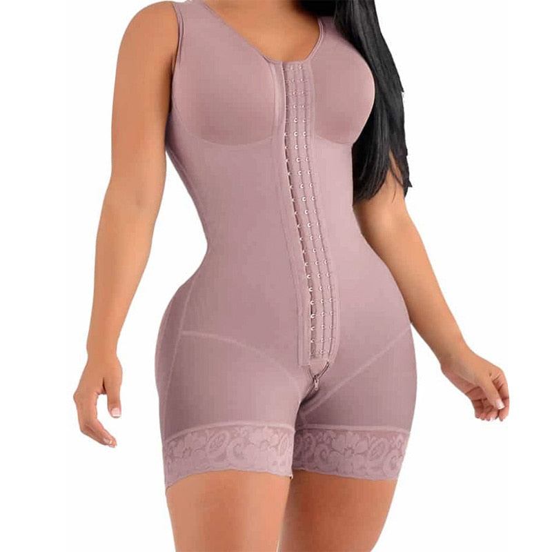 Fajas Colombianas Post Surgery Shapewear Compression Slimming Girdle Woman Flat Stomach Lace Shaper Skims Shorts Bodyshaper