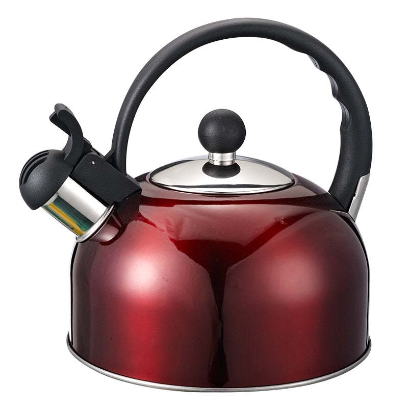 Chaleira Whistling Kettle For Gas Stove Bouilloire 2.2L Stainless Steel Whistle Tea Kettle Water Bottle RU