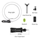 10inch LED Ring Light Photography Selfie Ring Lighting with Tripod Stand for Smartphone Youtube Makeup Video Studio Ring Lamp