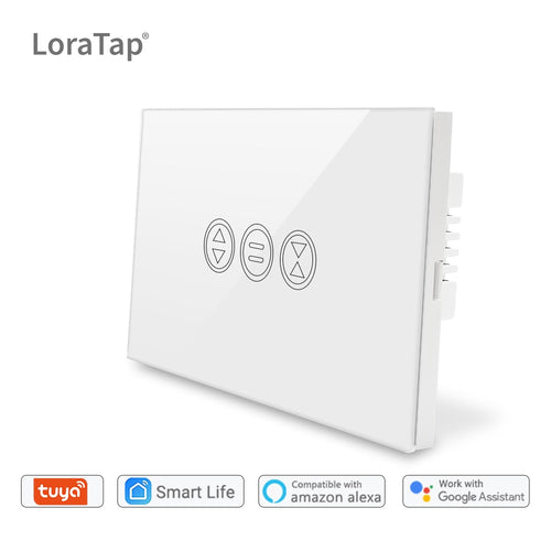 WiFi Curtain Switch Touch Panel Tuya App Remote Control Electrical Roller Shutter Blind Voice Control Google Home Alexa Echo DIY