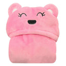 Cute Animal Cartoon Super Soft Babies Blanket Kids Hooded Bathrobe Toddler Baby Bath Towel Comfortable Infant Wrap Sleepsack
