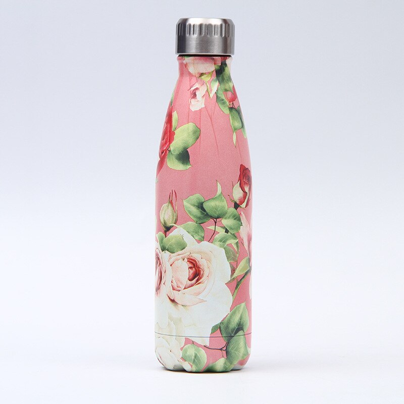 179-202 LOGO Custom Stainless Steel Water Bottle For Water Thermos Vacuum Insulated Cup DoubleWall Travel Drinkware Sports Flask