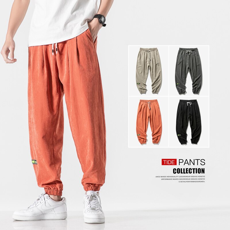 Big 5XL 6XL 7XL 8XL Hombres Casual Nuevo Sólido Pantalones de chándal Hombres Hip Hop Casual Harem Pantalones Streetwear Pantalones masculinos Pantalones de talla grande