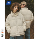 INFLATION Solid Color Down Jackets Mens Warm Stand Collar Loose Fit Classic Down Puffer Jacket Men Windproof Outwear 6022W